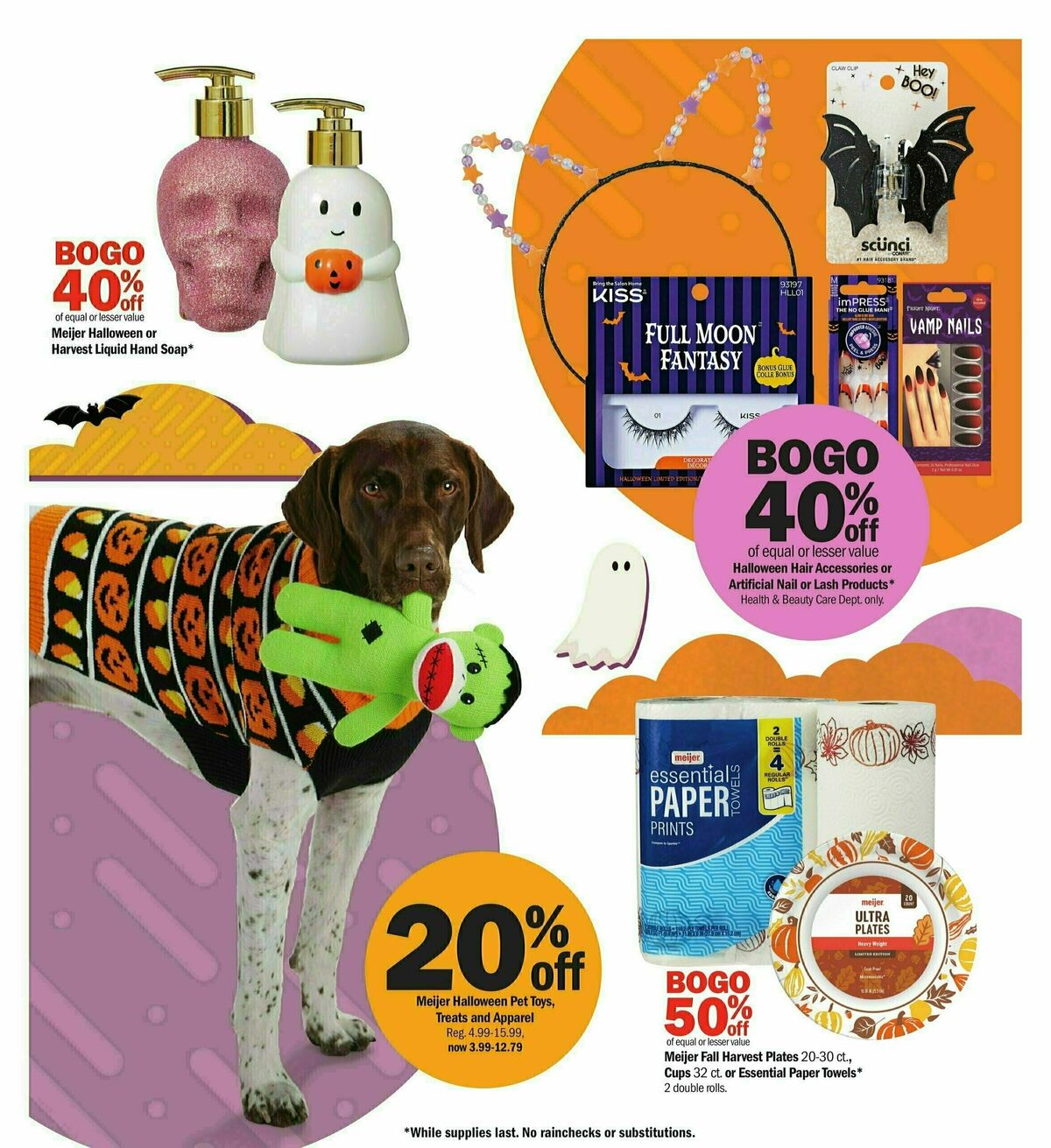 Meijer Get Ready for Halloween Weekly Ad from October 6