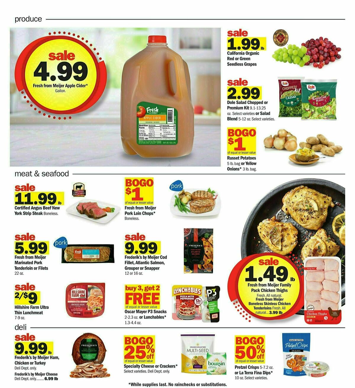 Meijer Weekly Ad from October 13