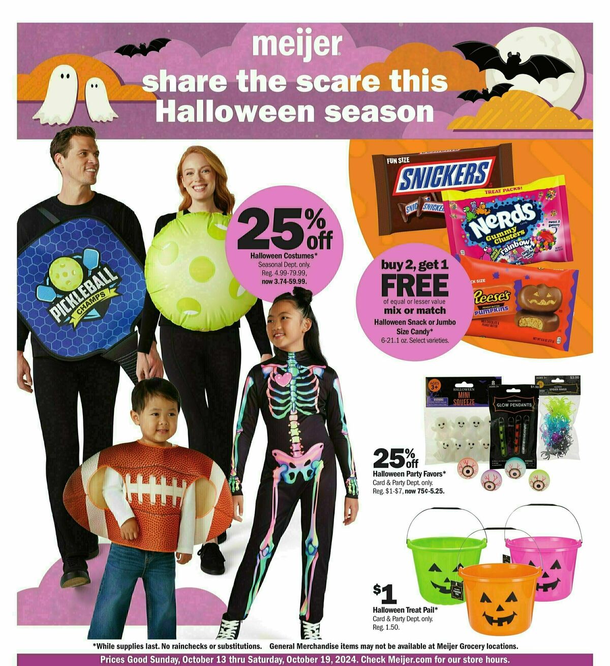 Meijer Share the scare this Halloween season Weekly Ad from October 13