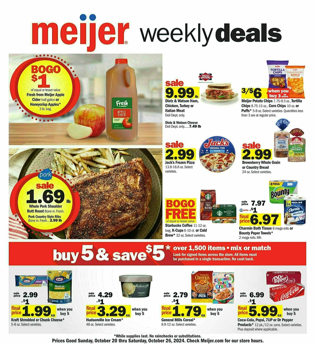 Meijer Weekly Ad from October 20