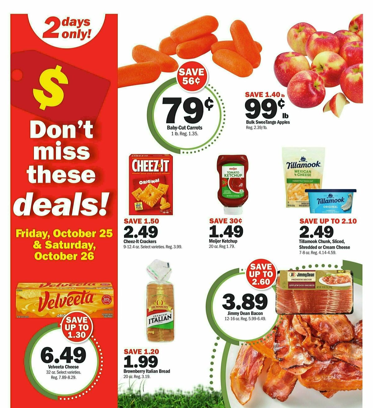 Meijer Super Sale Weekly Ad from October 25