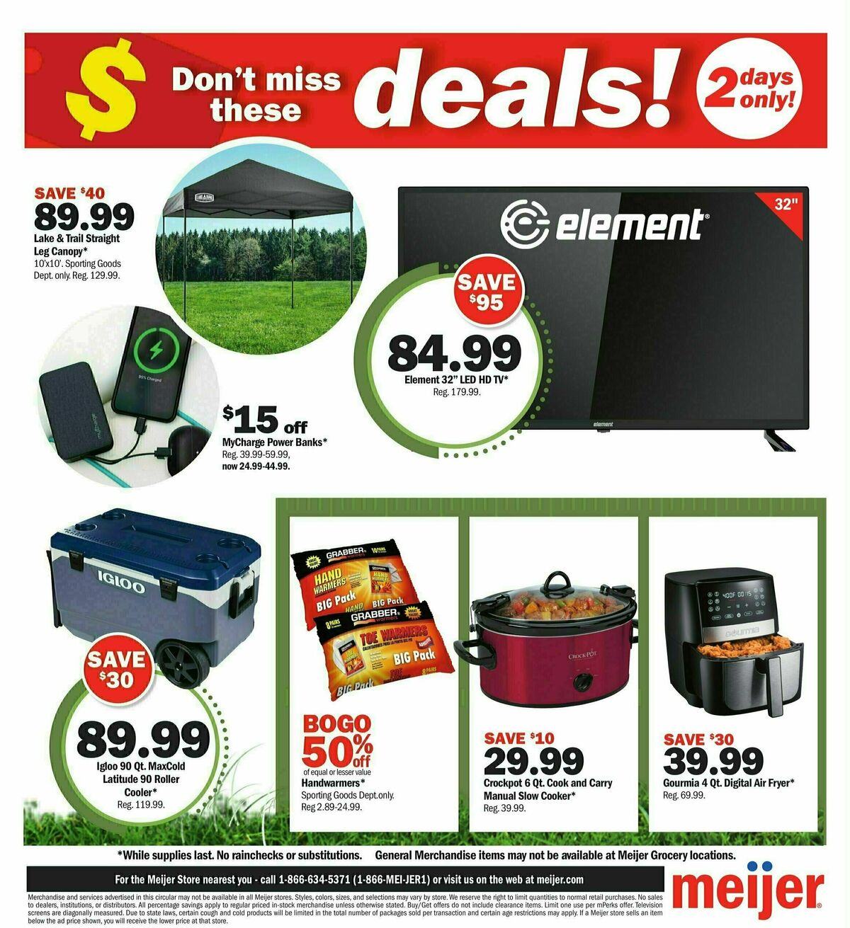 Meijer Super Sale Weekly Ad from October 25