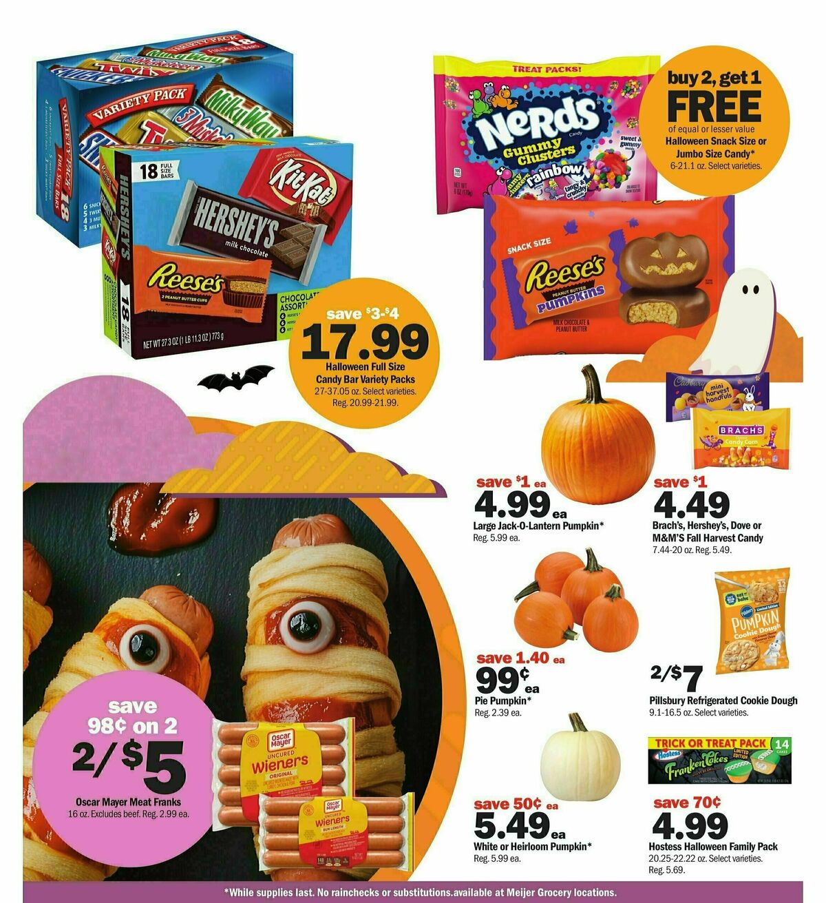 Meijer Halloween Weekly Ad from October 27