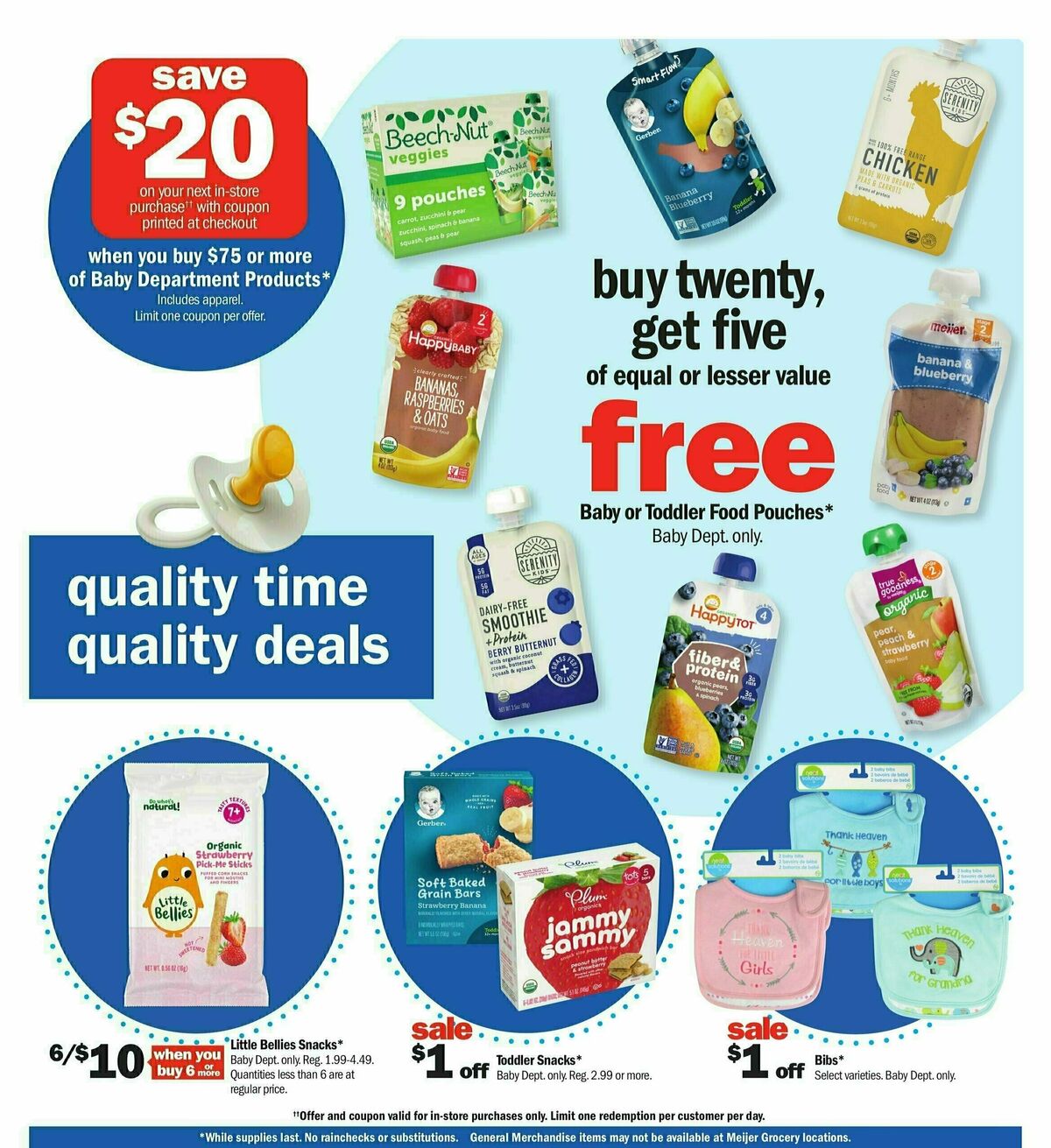 Meijer Baby Weekly Ad from October 27