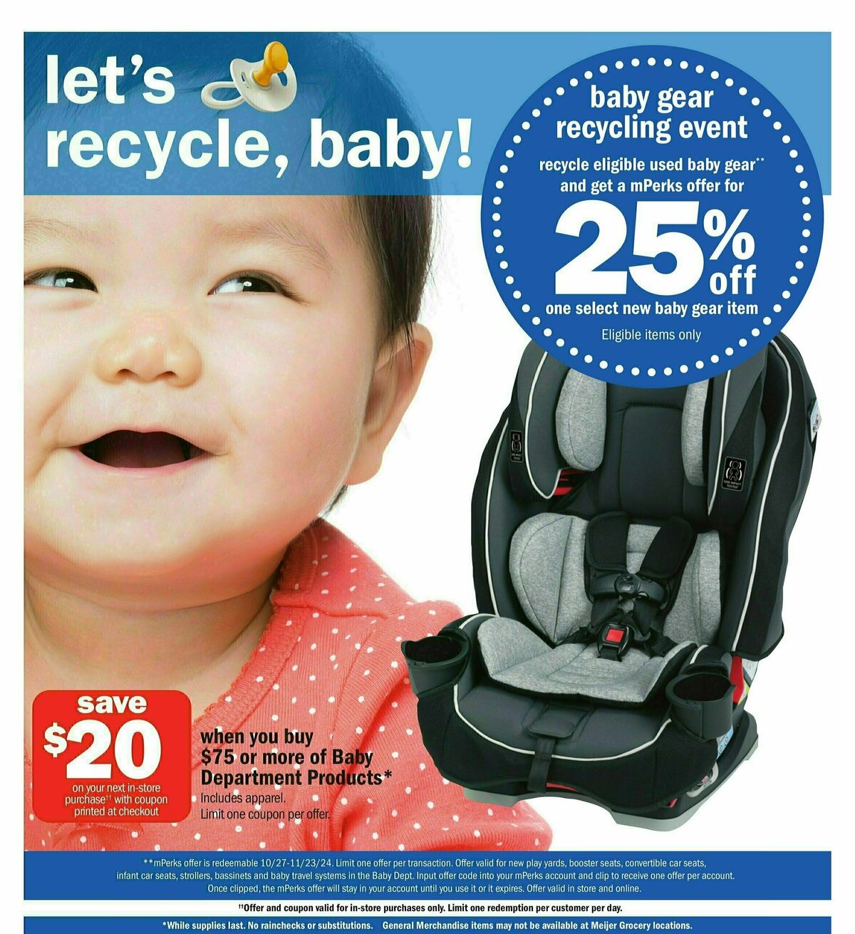 Meijer Baby Weekly Ad from October 27