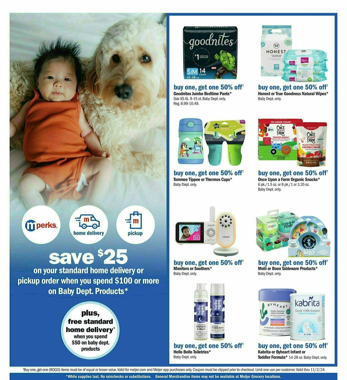 Meijer Baby Weekly Ad from October 27