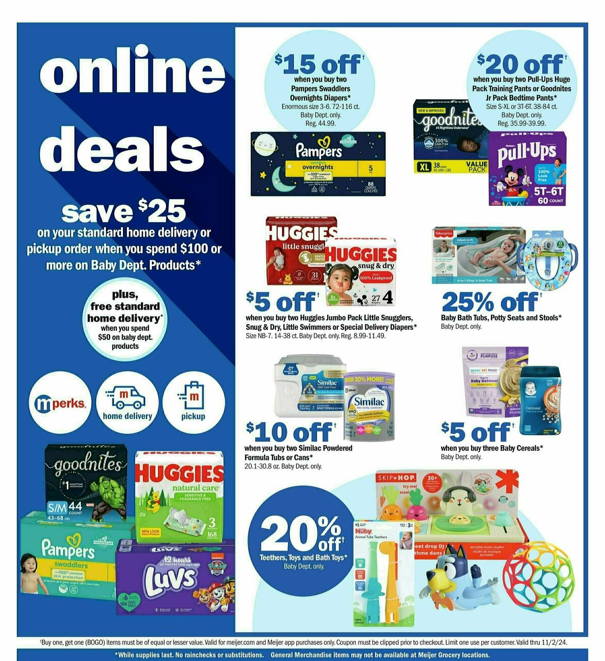 Meijer Baby Weekly Ad from October 27