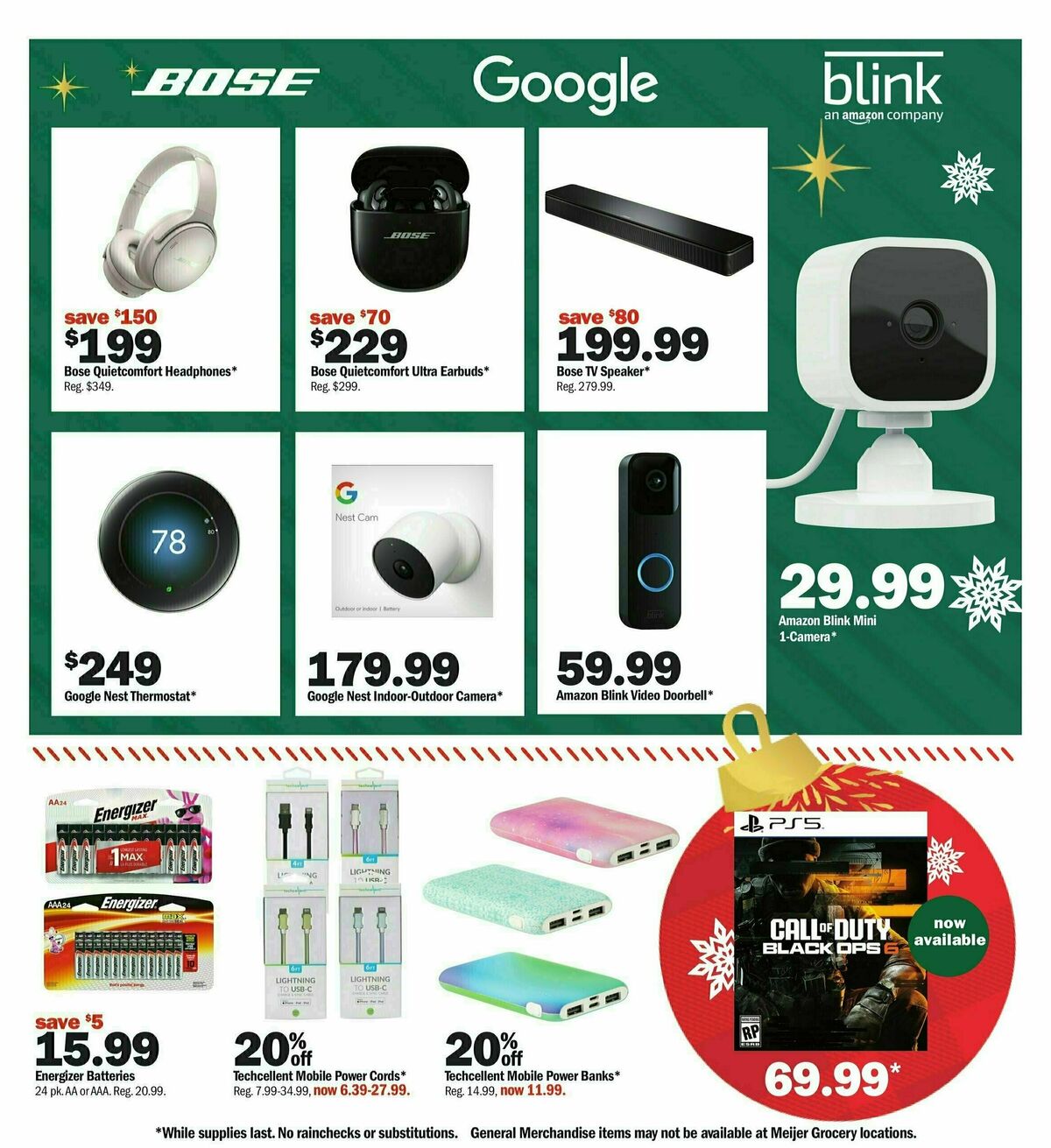 Meijer Holiday Weekly Ad from November 3