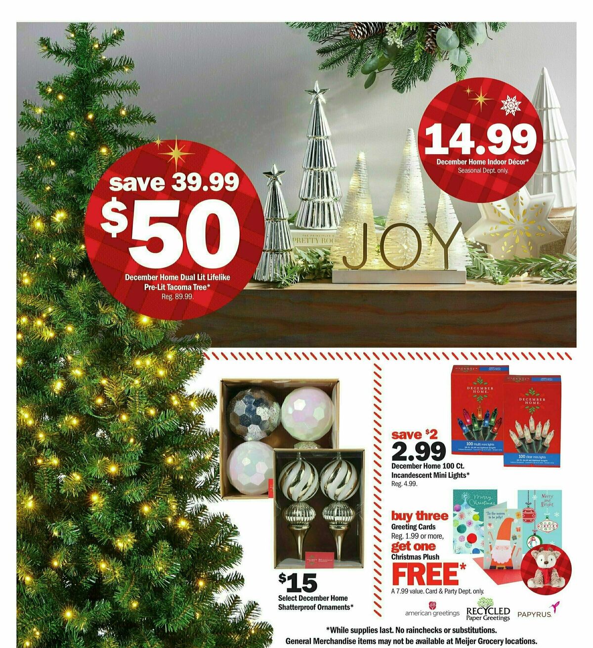 Meijer Holiday Weekly Ad from November 3