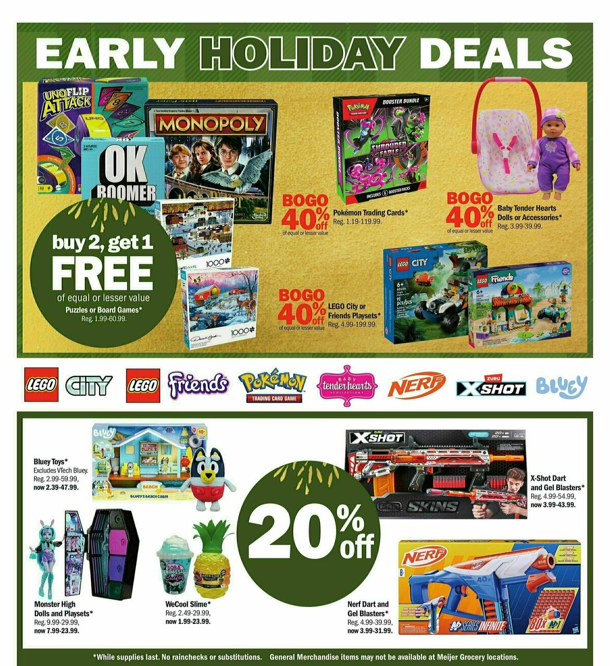 Meijer Halloween Weekly Ad from November 1