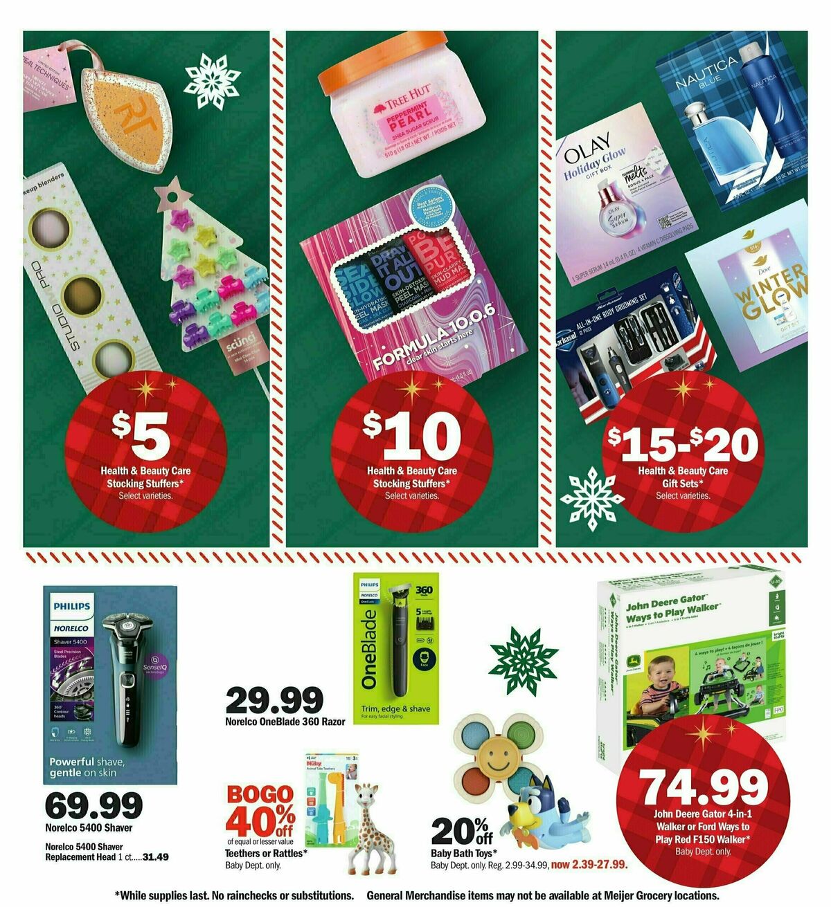 Meijer Holiday Weekly Ad from November 10