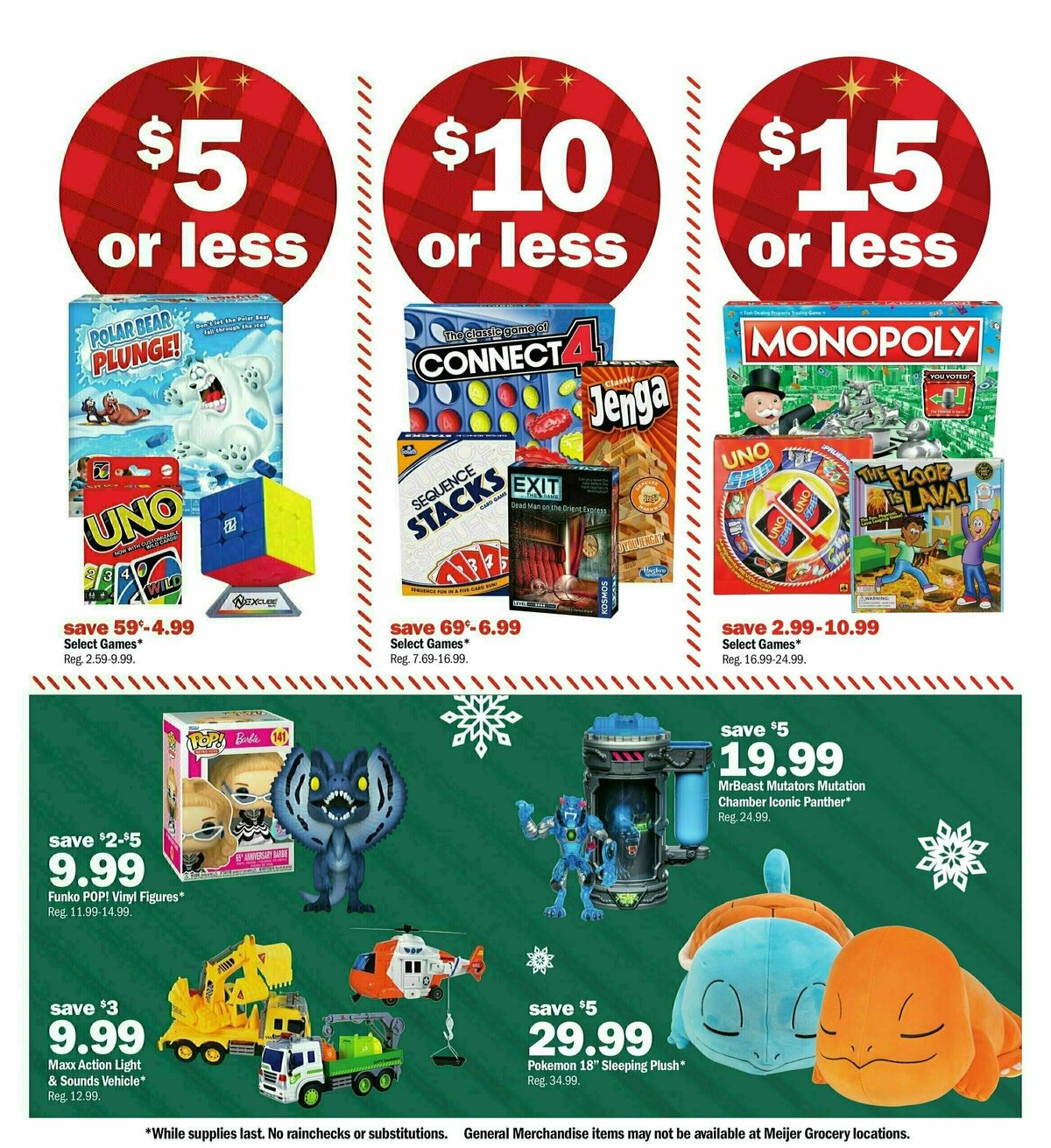 Meijer Holiday Weekly Ad from November 10