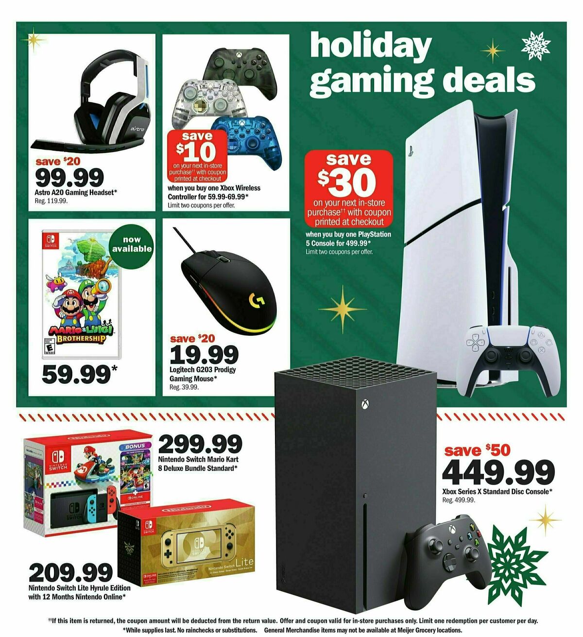 Meijer Holiday Weekly Ad from November 10