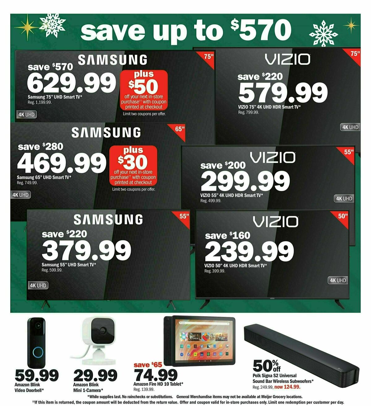 Meijer Holiday Weekly Ad from November 10