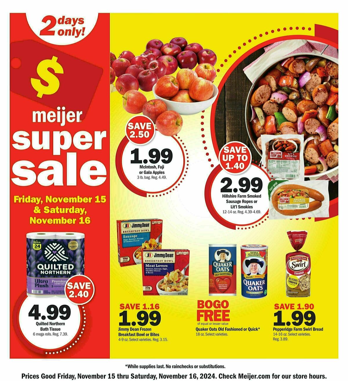 Meijer Super Sale Weekly Ad from November 15