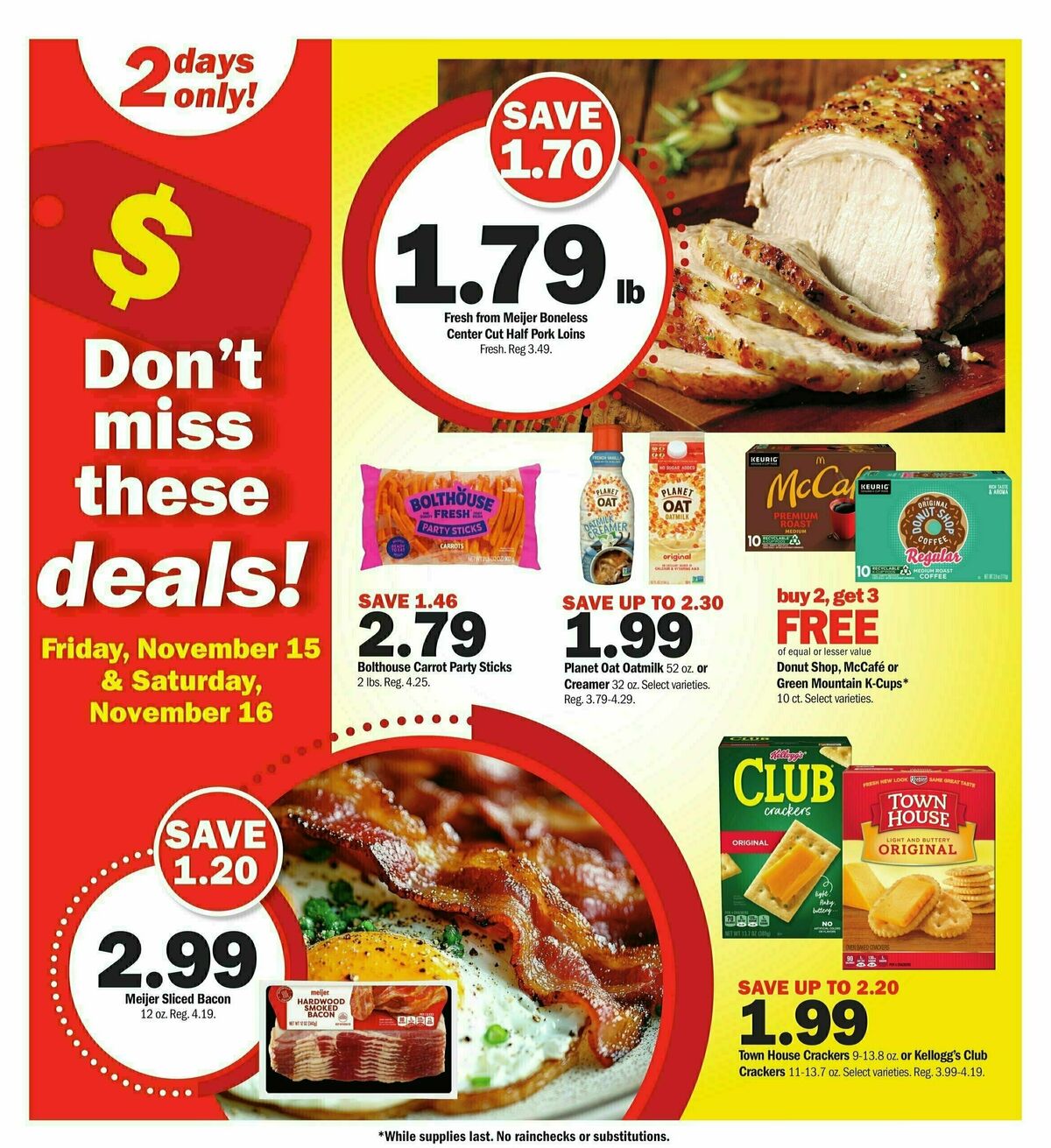 Meijer Super Sale Weekly Ad from November 15