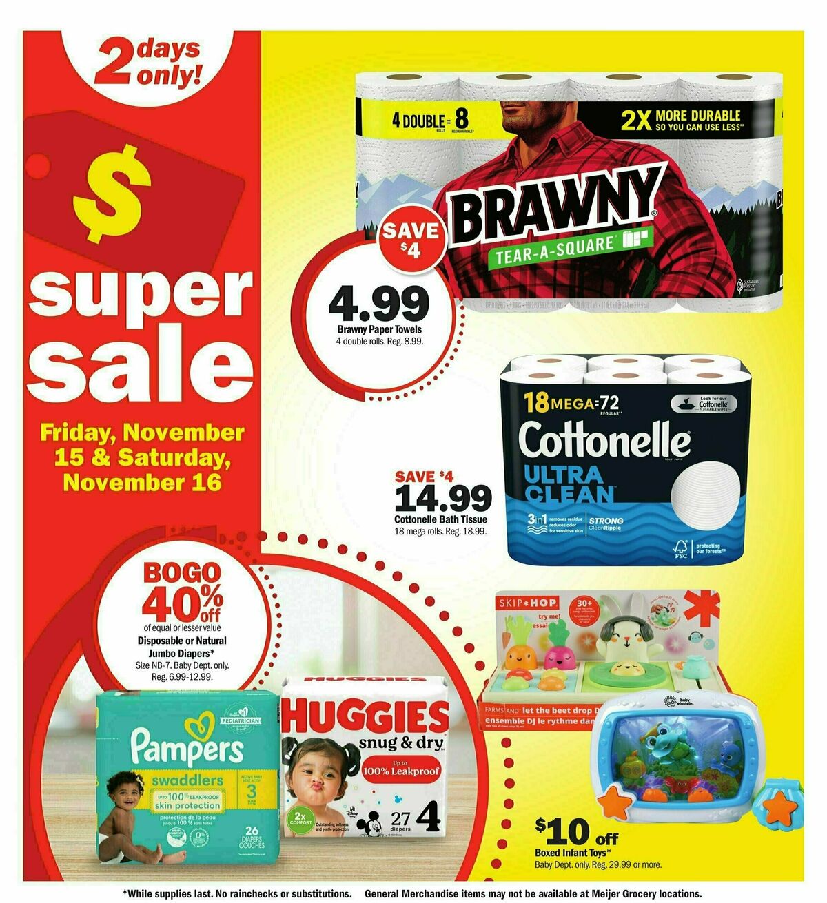 Meijer Super Sale Weekly Ad from November 15