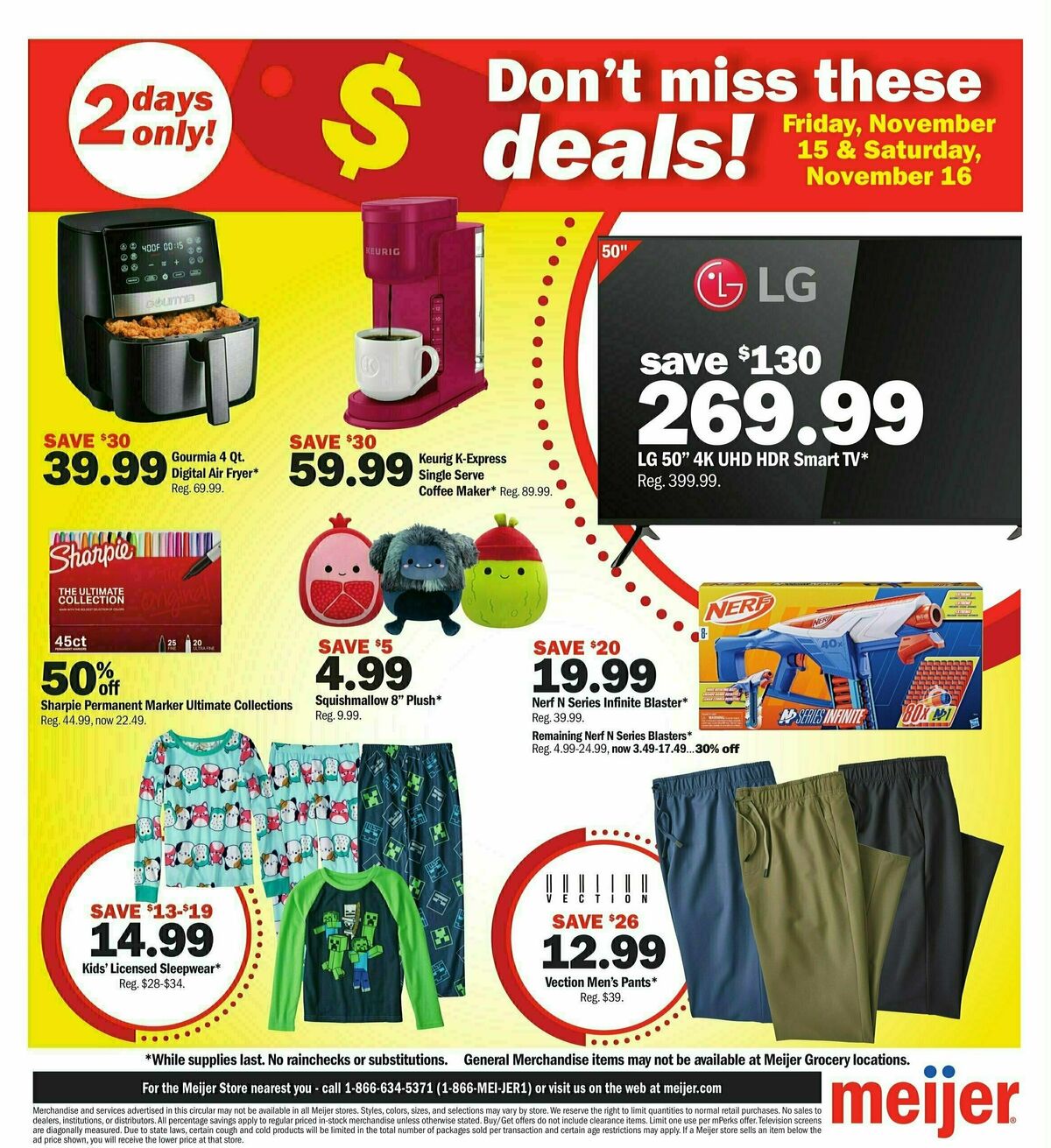 Meijer Super Sale Weekly Ad from November 15