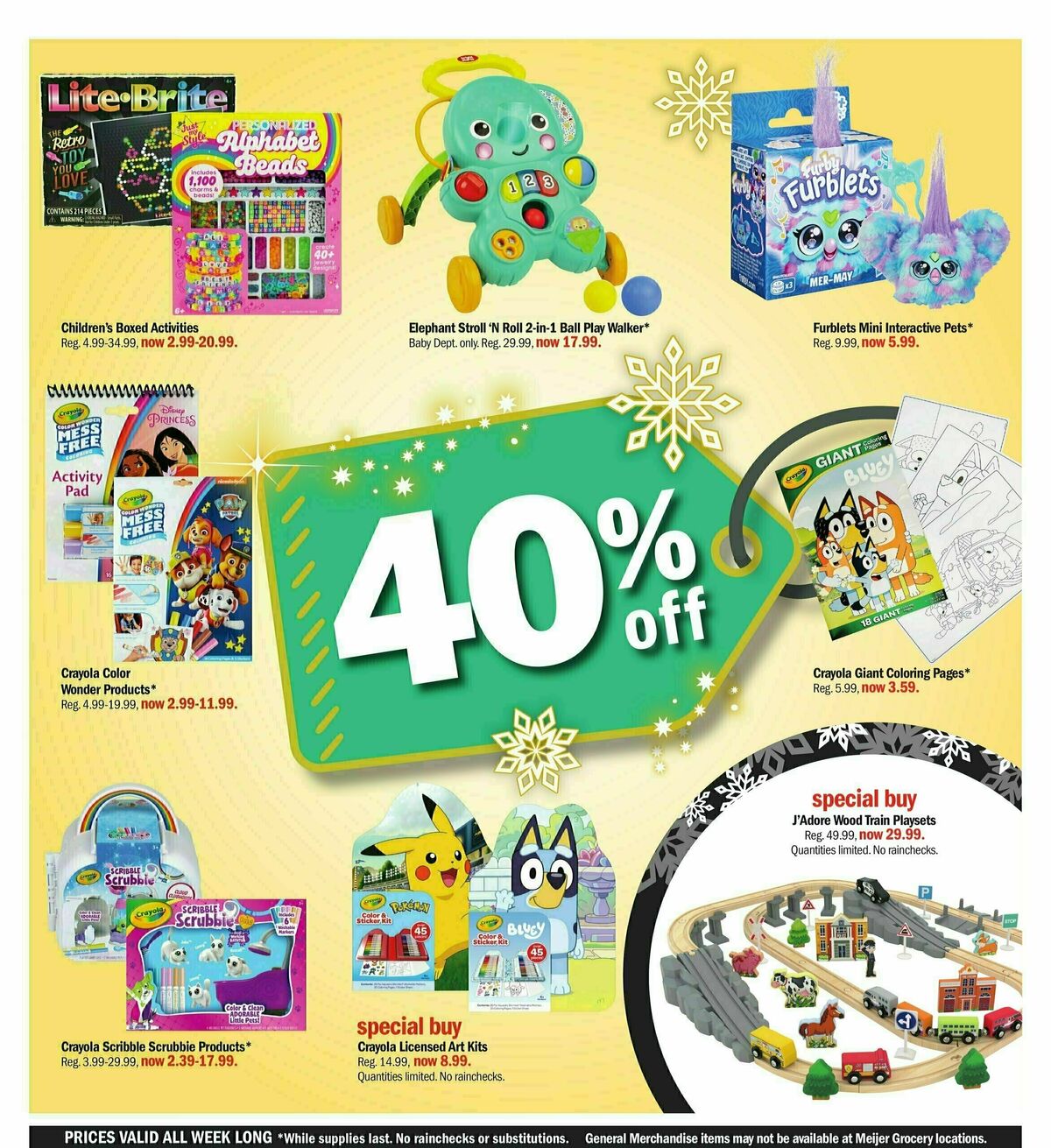 Meijer Black Friday Weeklong Ad Weekly Ad from November 24