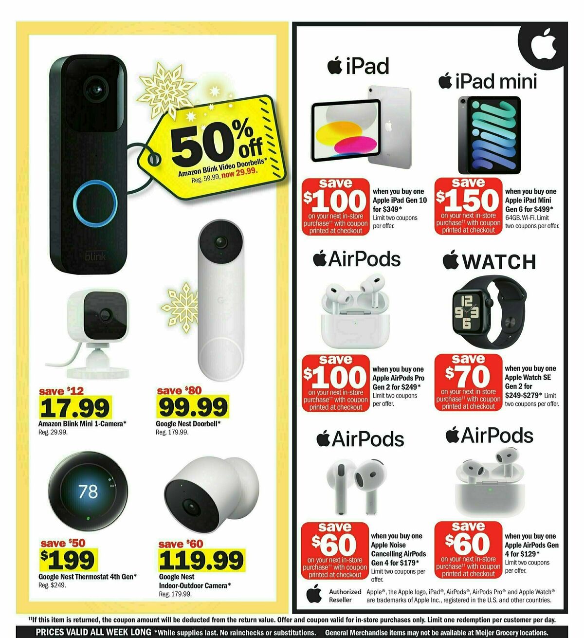 Meijer Black Friday Weeklong Ad Weekly Ad from November 24