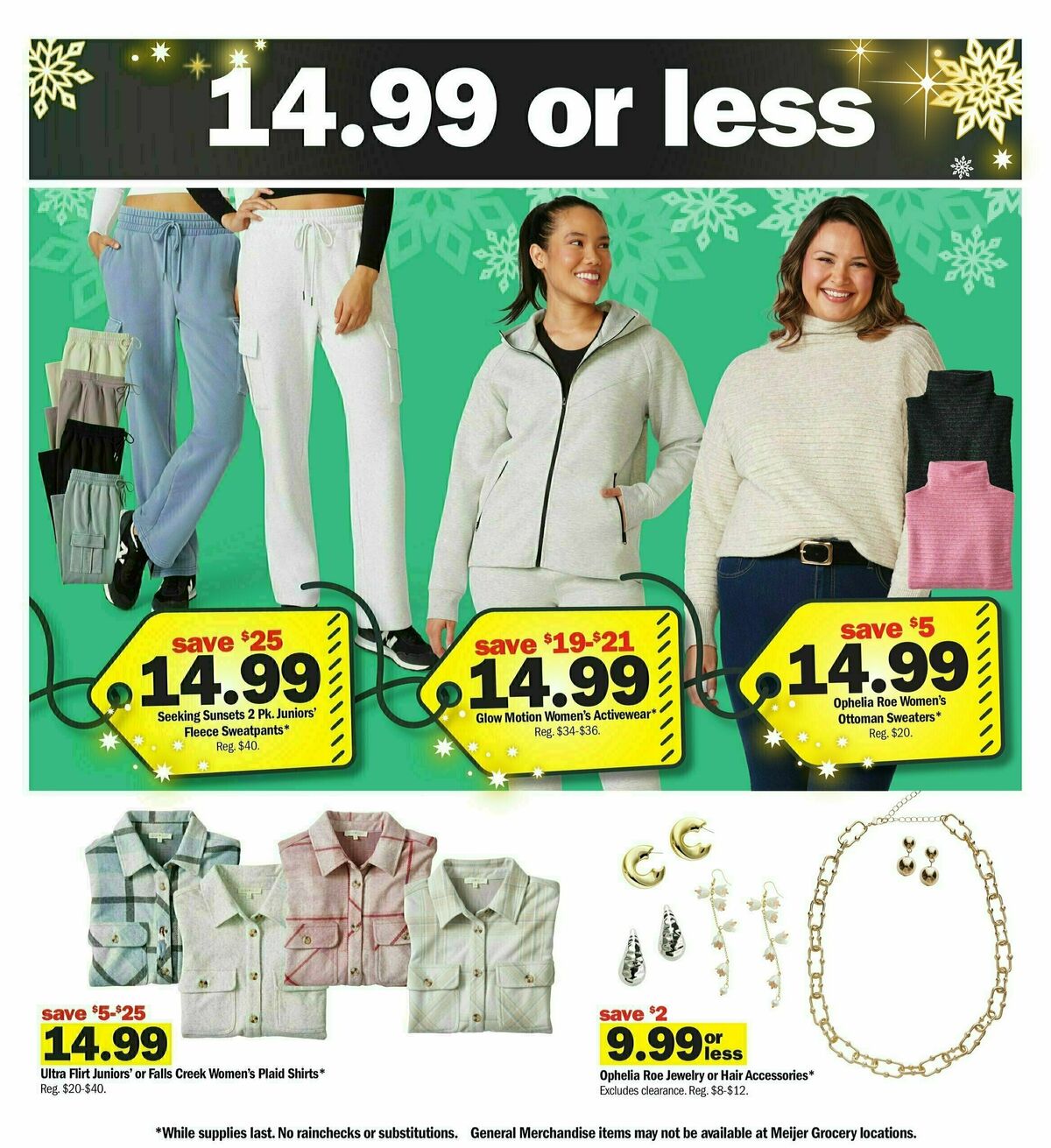 Meijer Black Friday 3-Day Sale Weekly Ad from November 28