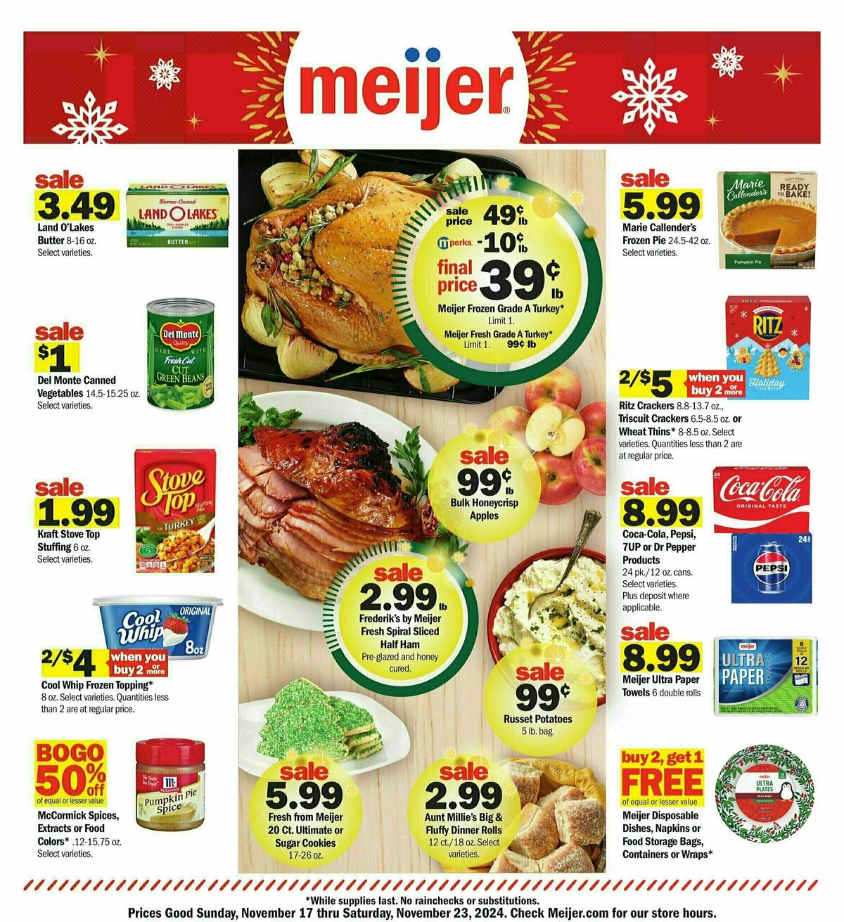 Meijer Weekly Ad from November 17