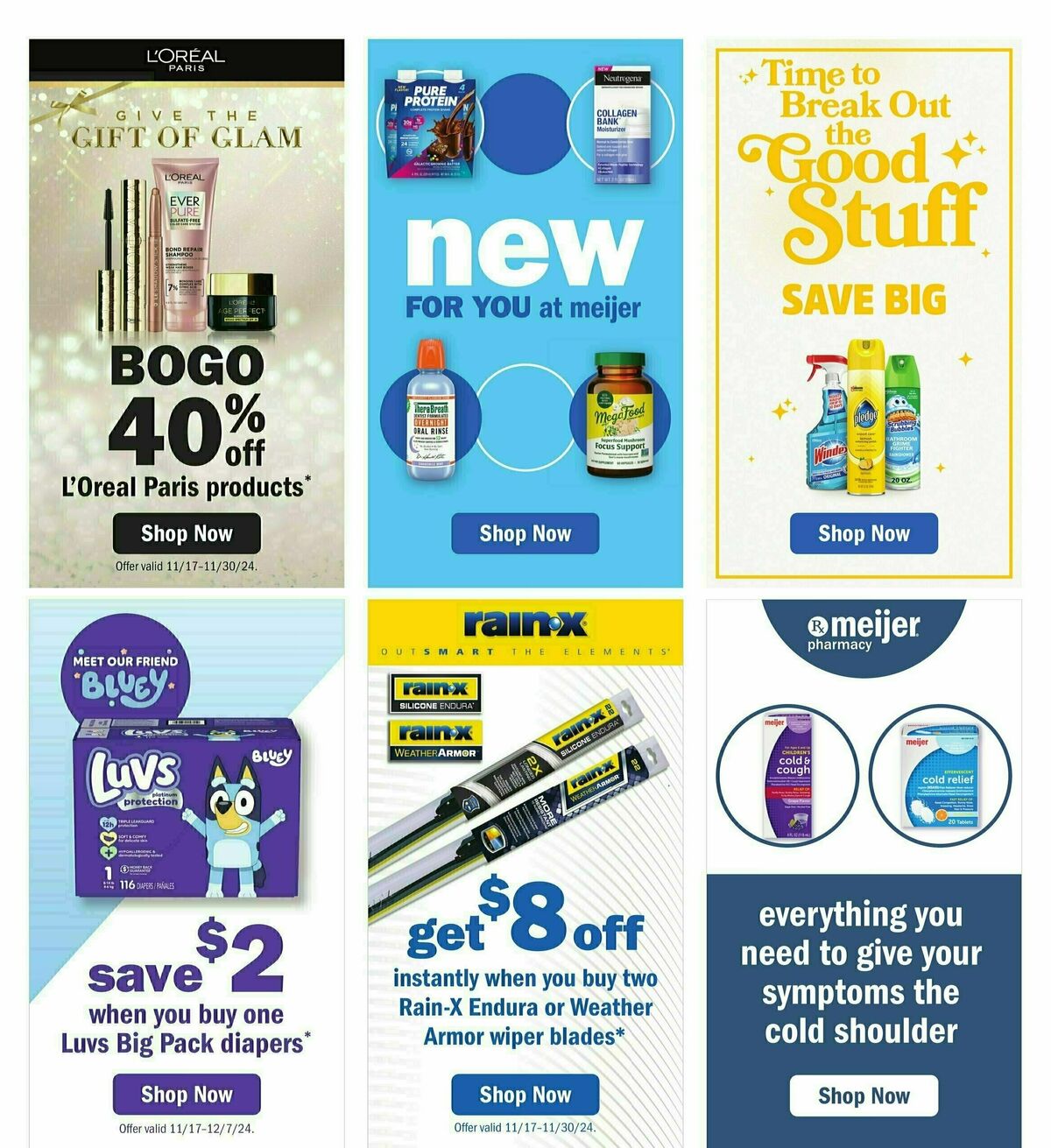 Meijer Weekly Ad from November 17