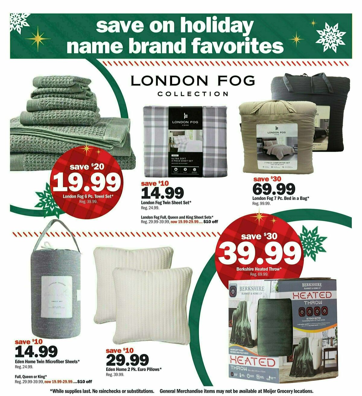 Meijer Holiday Weekly Ad from November 17