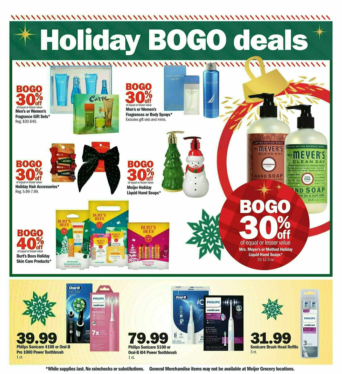 Meijer Holiday Weekly Ad from November 17