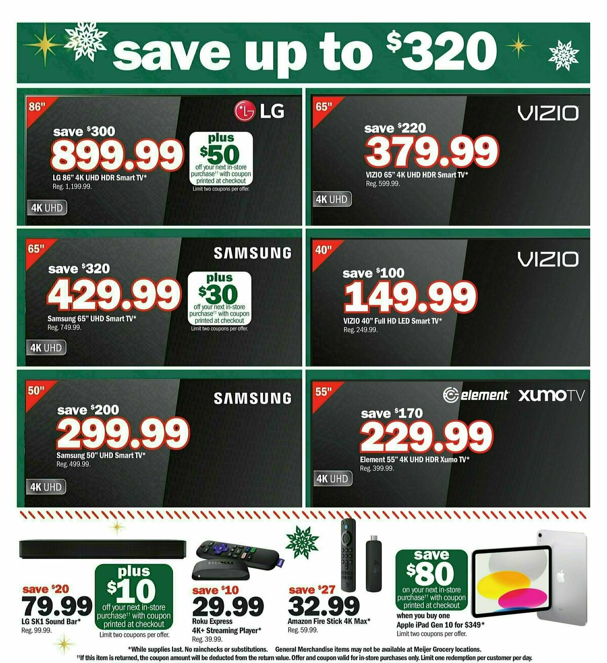 Meijer Holiday Weekly Ad from November 17