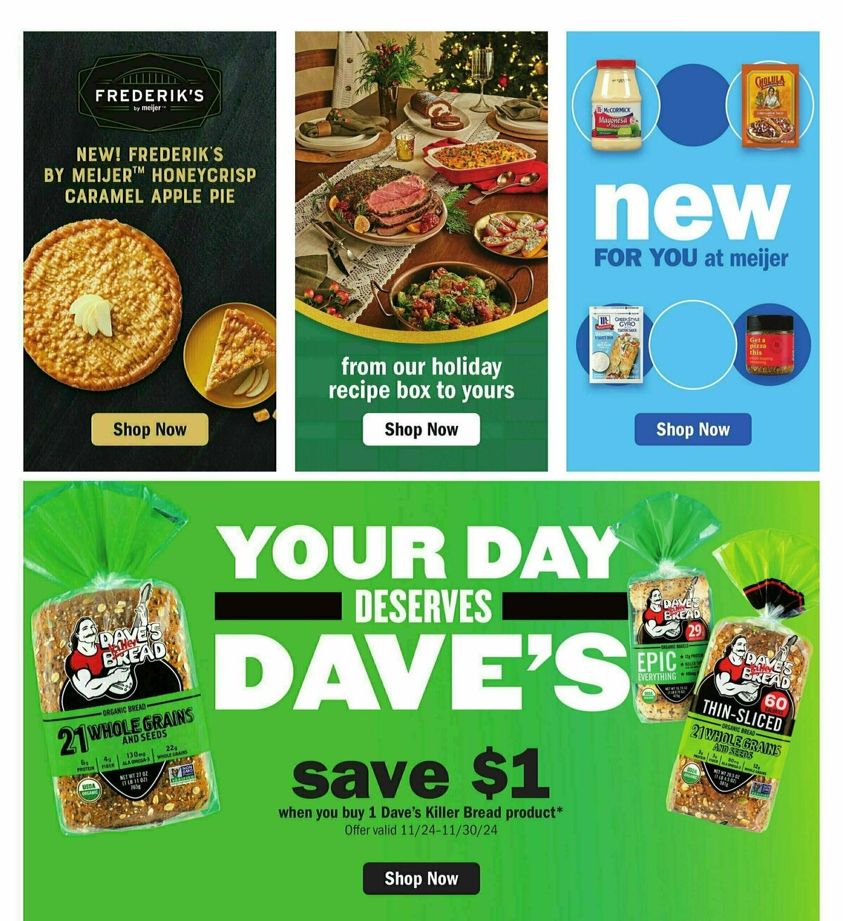 Meijer Weekly Ad from November 24