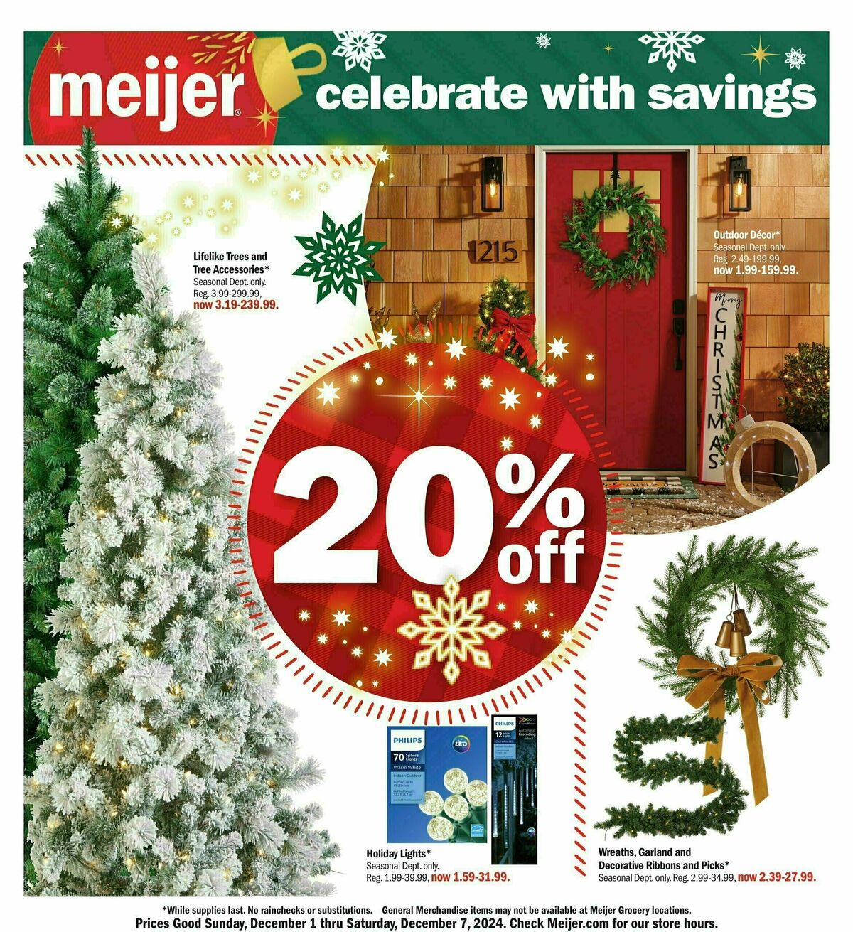 Meijer Holiday Weekly Ad from December 1