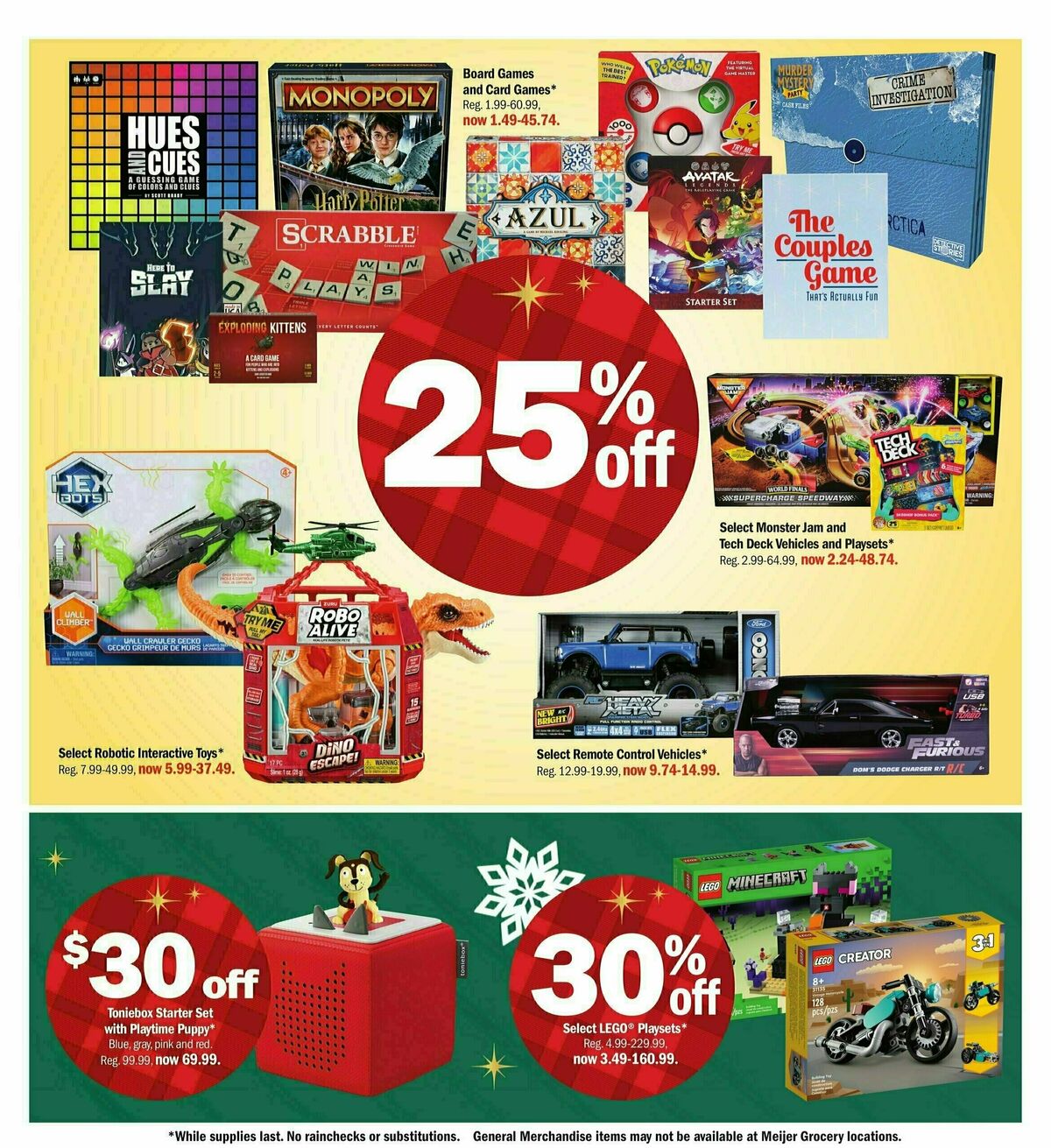 Meijer Holiday Weekly Ad from December 1