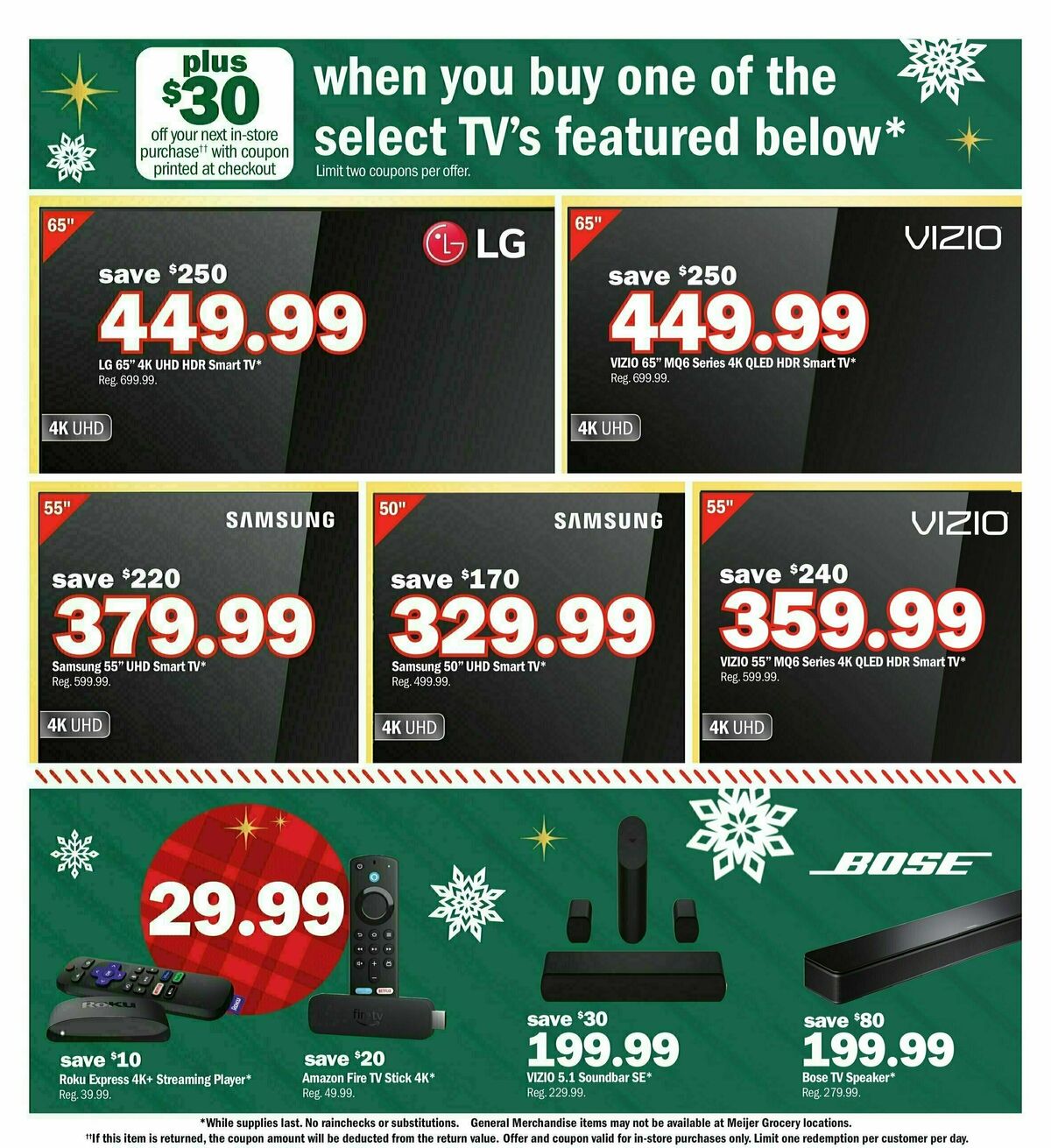 Meijer Holiday Weekly Ad from December 1