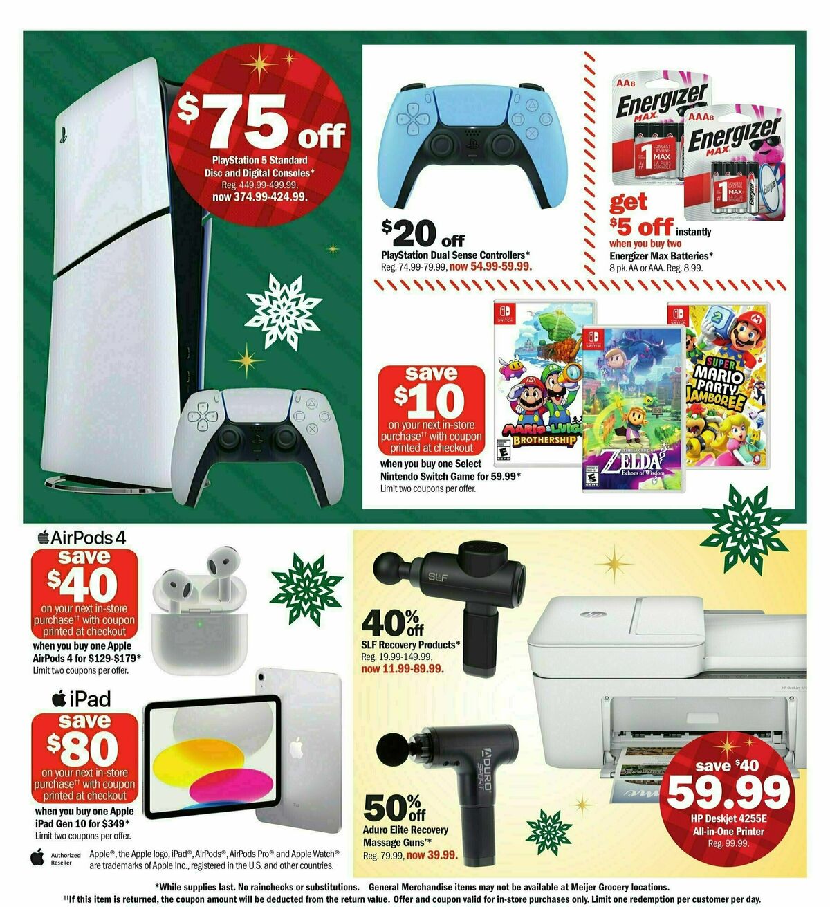 Meijer Holiday Weekly Ad from December 1