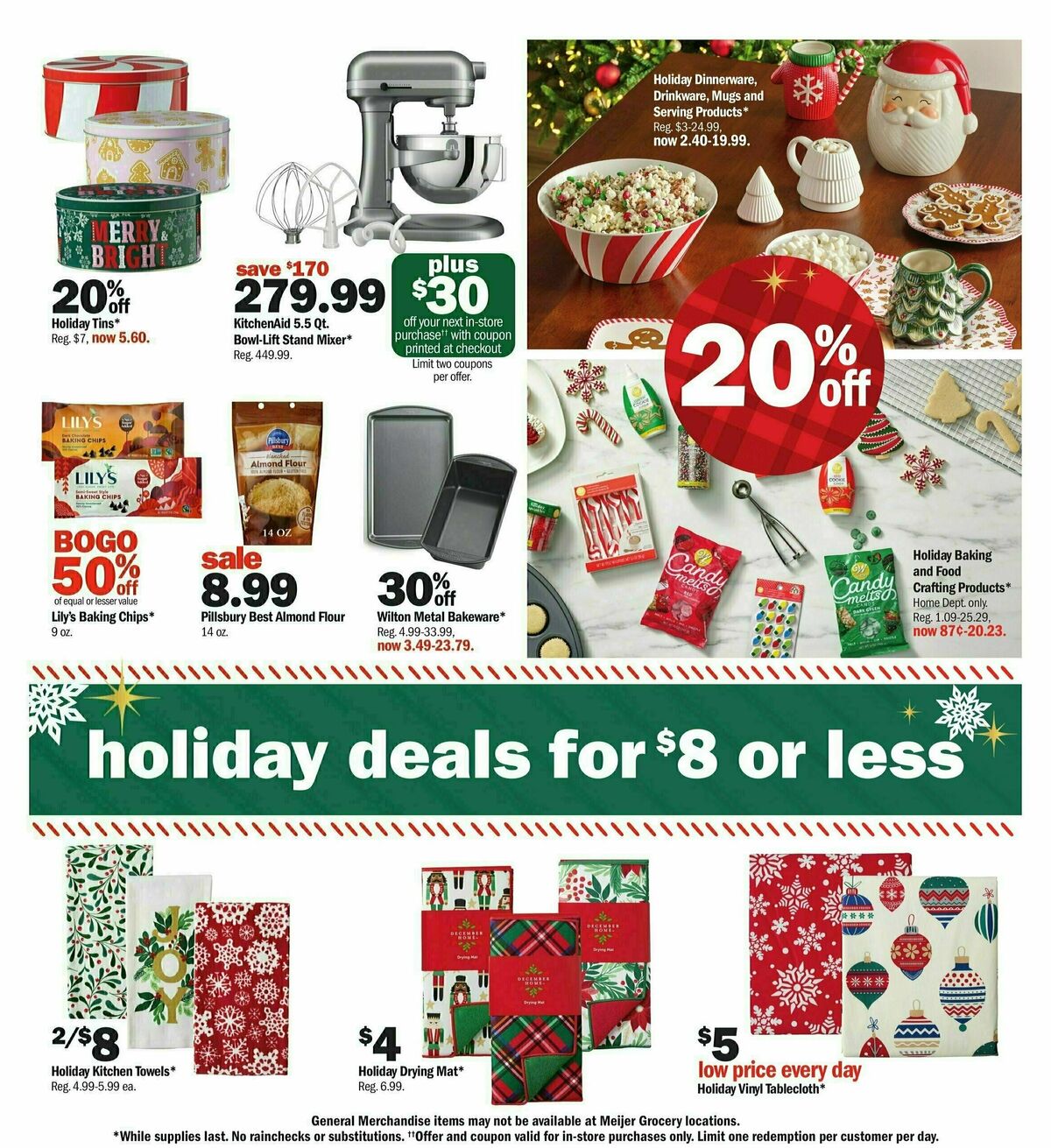 Meijer Holiday Weekly Ad from December 1