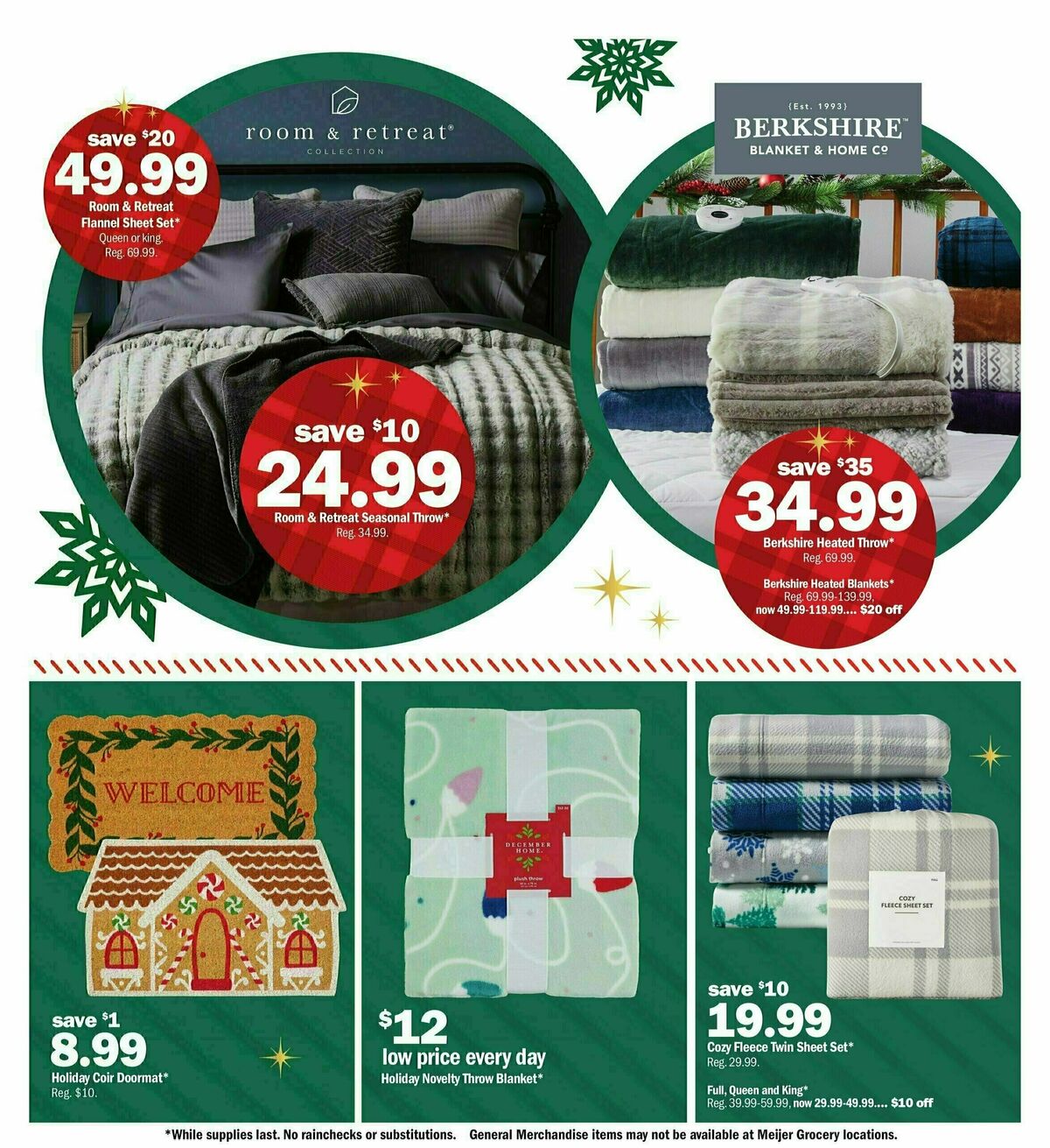 Meijer Holiday Weekly Ad from December 1