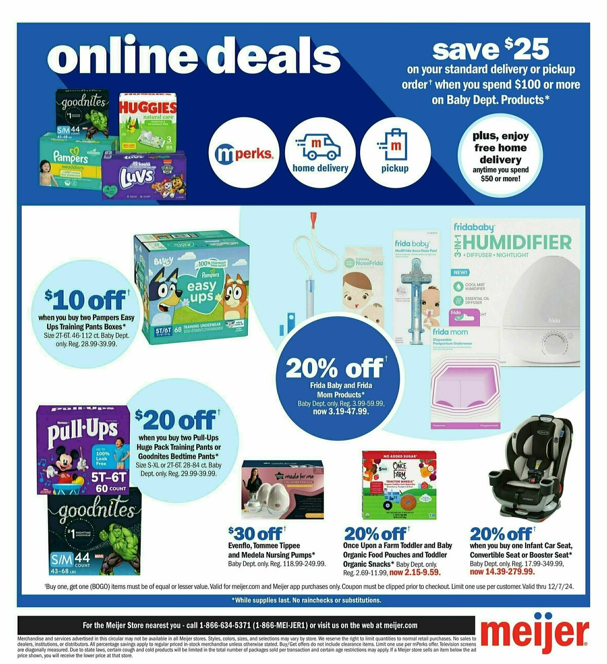 Meijer Baby Weekly Ad from December 1