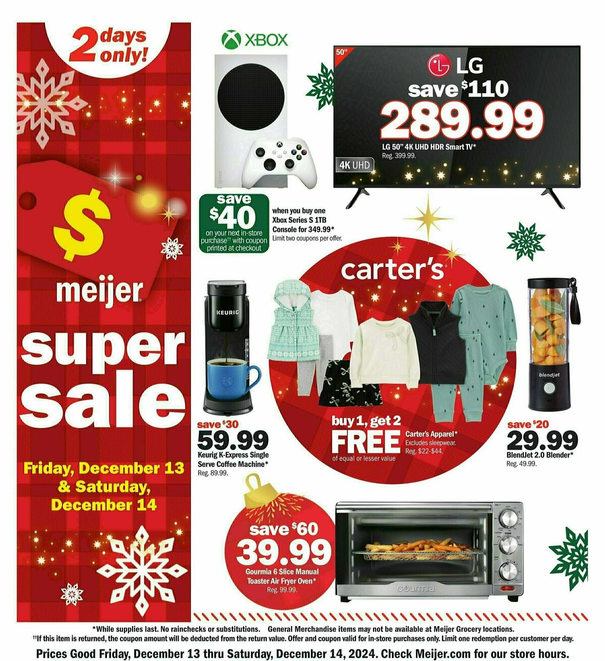 Meijer Super Sale Weekly Ad from December 13