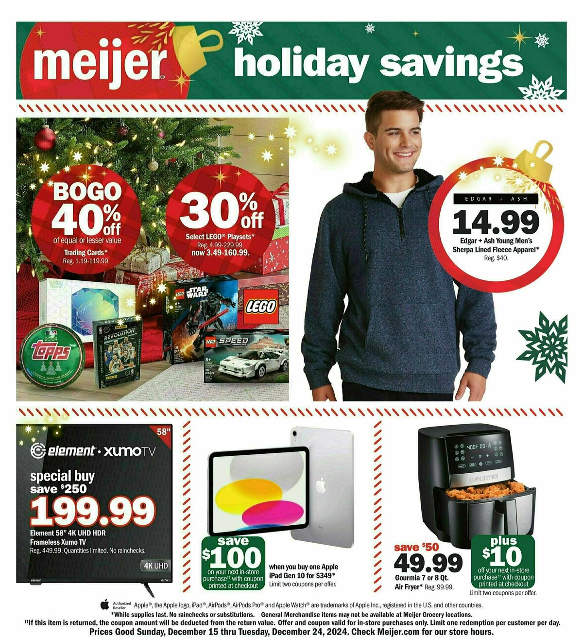 Meijer Holiday Savings Weekly Ad from December 15