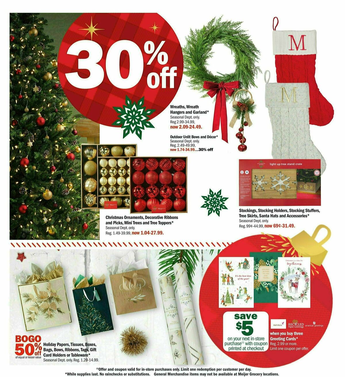 Meijer Holiday Savings Weekly Ad from December 15