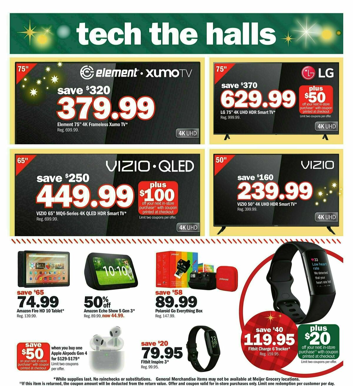 Meijer Holiday Savings Weekly Ad from December 15