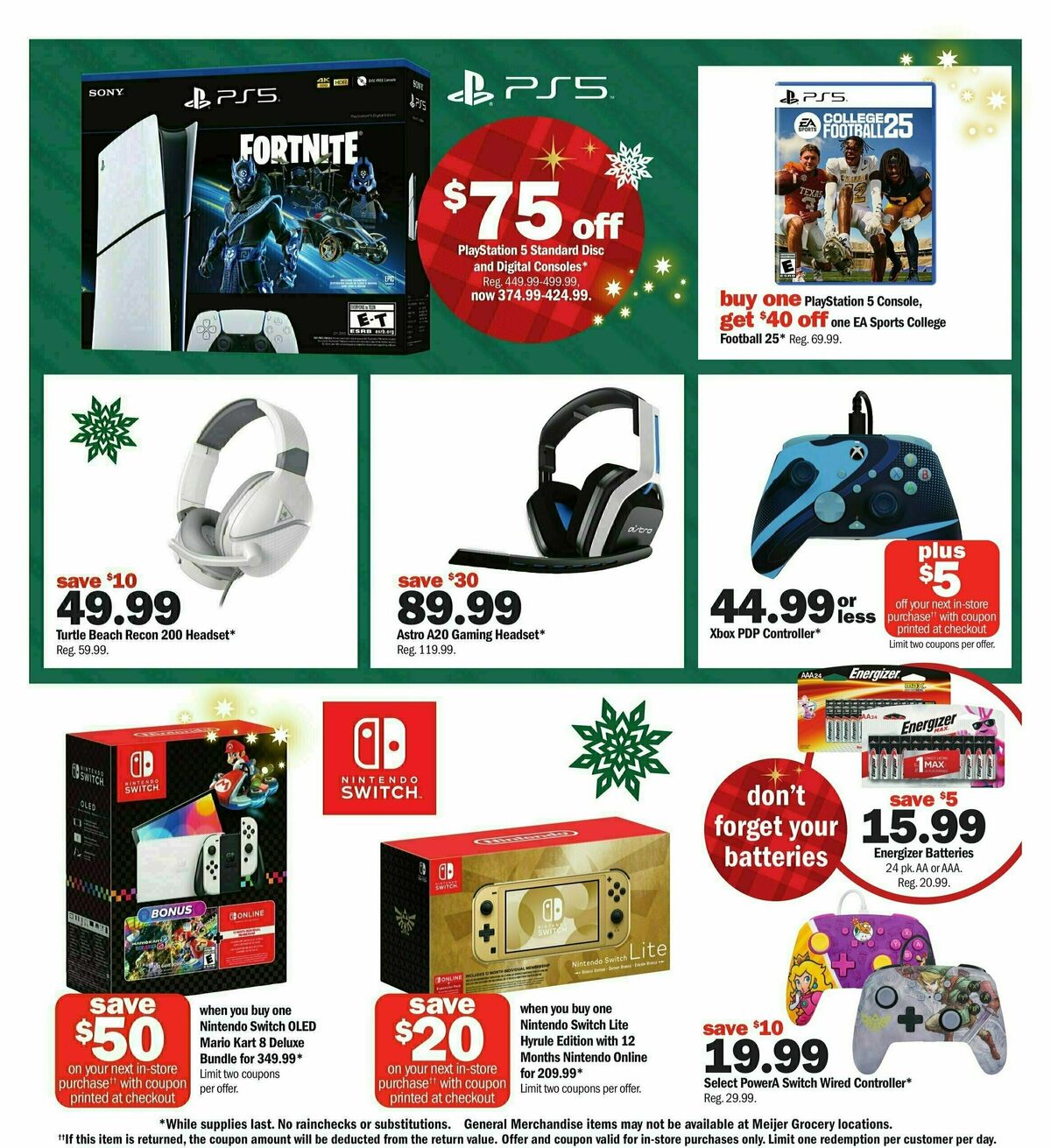 Meijer Holiday Savings Weekly Ad from December 15