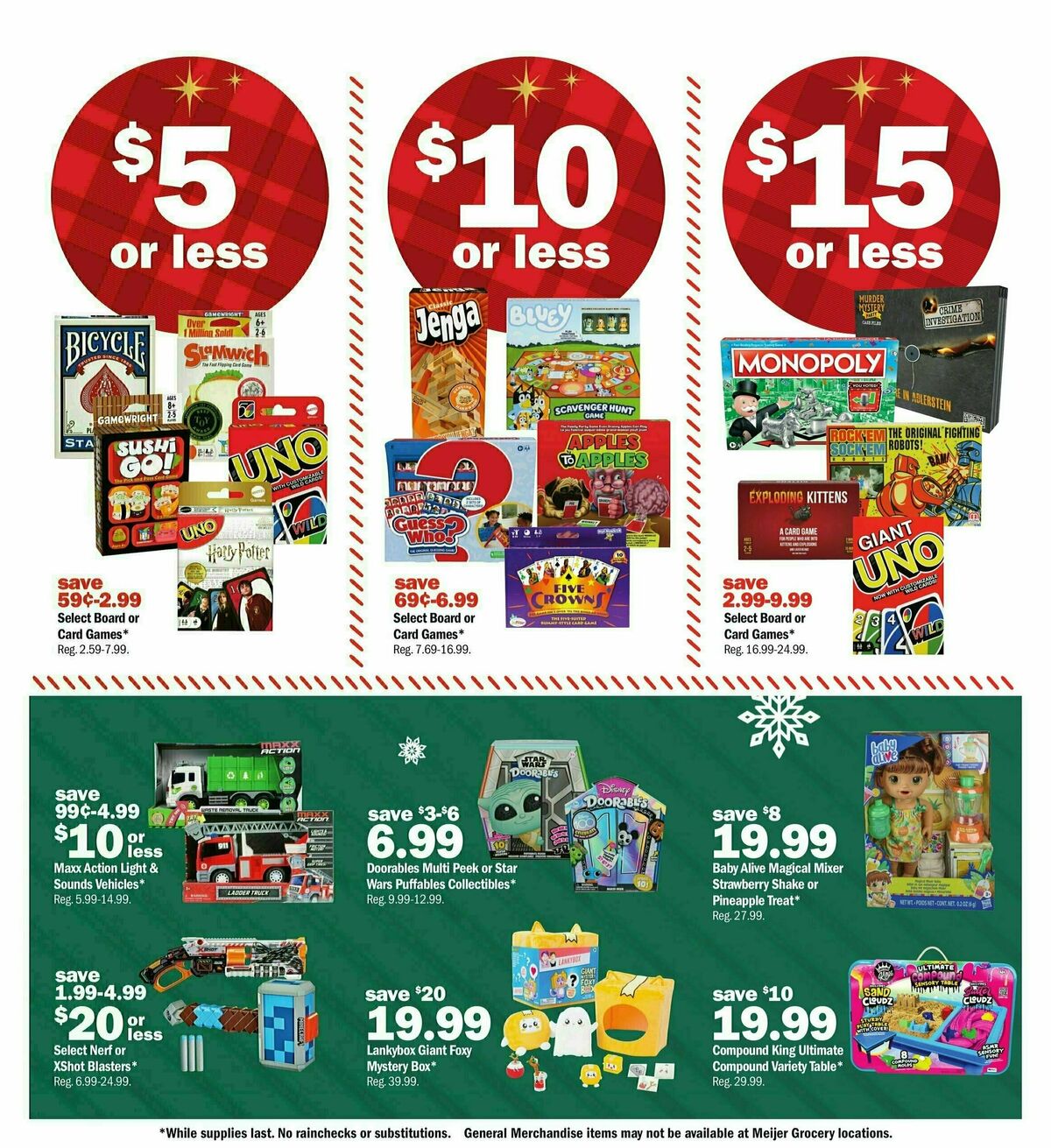 Meijer Holiday Savings Weekly Ad from December 15