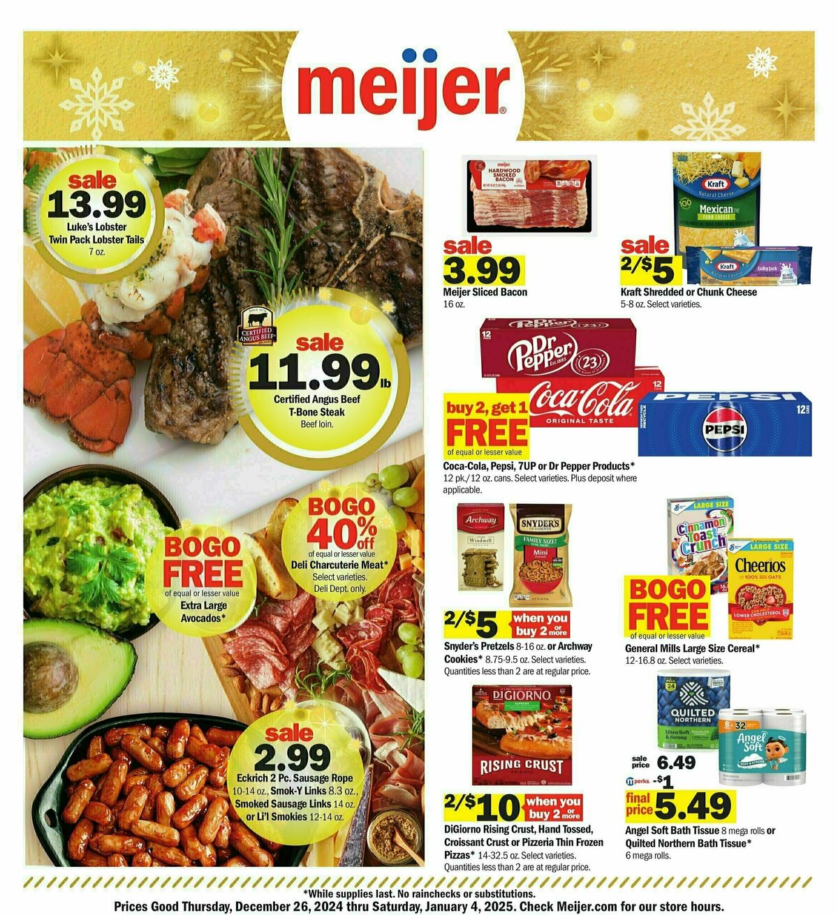 Meijer Weekly Ad from December 26