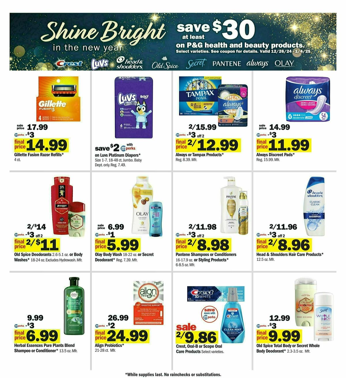 Meijer Weekly Ad from December 26