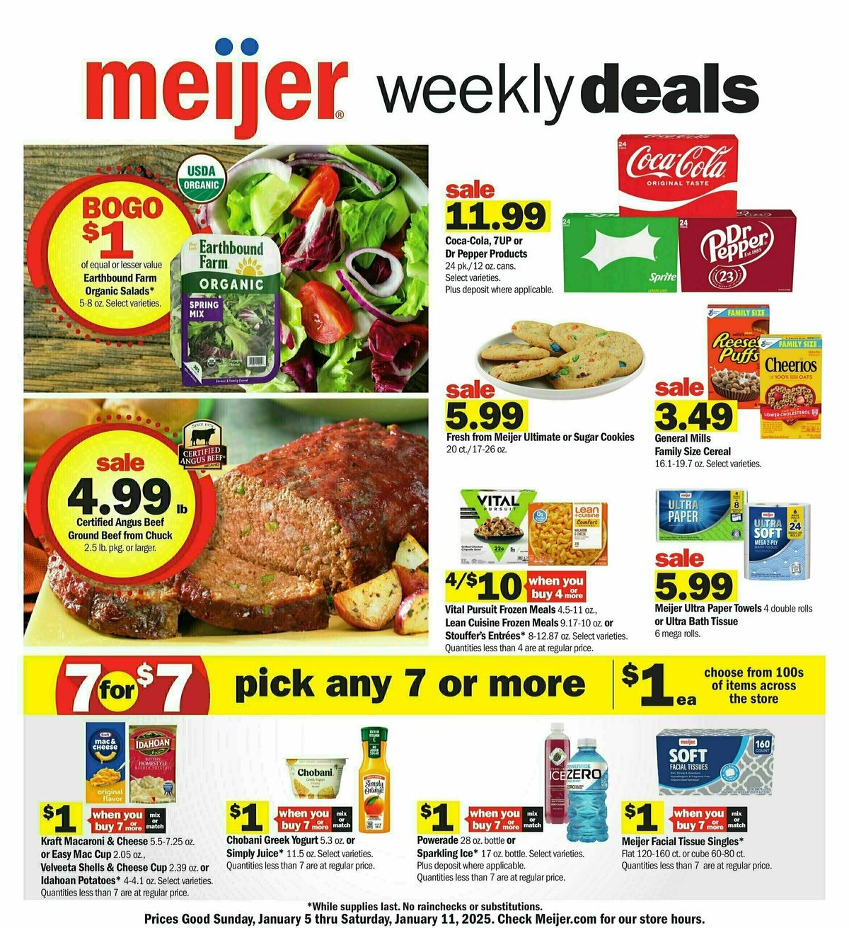 Meijer Weekly Ad from January 5