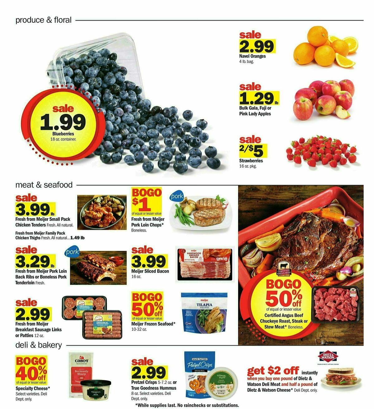 Meijer Weekly Ad from January 5