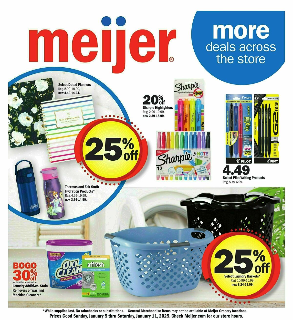 Meijer More deals across the store Weekly Ad from January 5