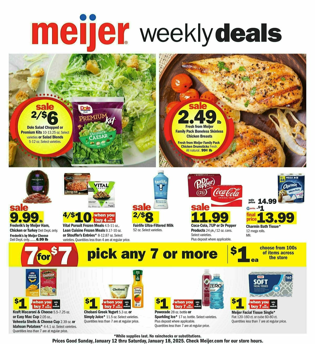 Meijer Weekly Ad from January 12